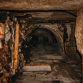 Brewery with underground factory