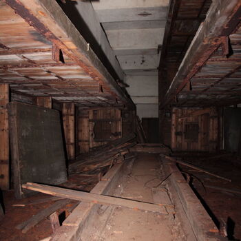 Monumental dark landmark of the city 2023