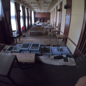 Zu einem Hotel umgebautes Schloss Zu einem Hotel umgebautes Schloss