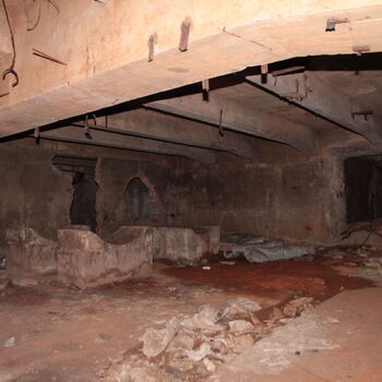 Monumental dark landmark of the city 2023