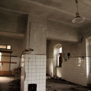 Monumental dark landmark of the city 2023