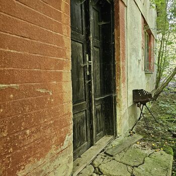 Dům v ovocné zahradě.