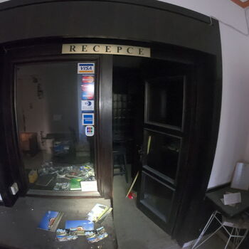 Zu einem Hotel umgebautes Schloss Zu einem Hotel umgebautes Schloss