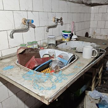 What happened here? The abandoned, well-preserved farmstead of Mr. Václav...