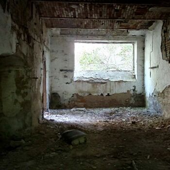 Buňka staré Architektura starověké zeď budova