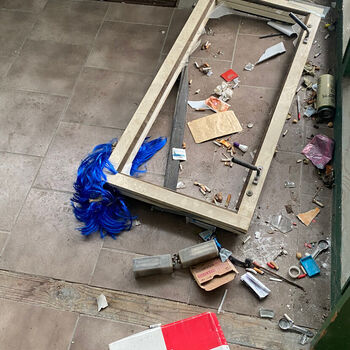 Abandoned building - unknown previous purpose