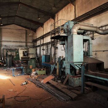 Tryskárna s máčírnou