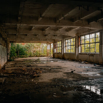 Brewery with underground factory