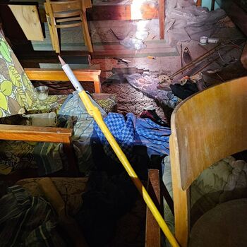 Eine Hütte in der Mitte von Nirgendwo