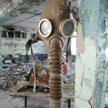 Maska ochranný kryt krytí vojenský válka Ochrana plyn