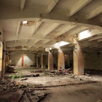 Monumental dark landmark of the city 2023