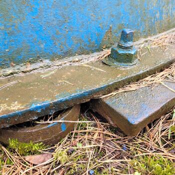 Globus über der Landschaft