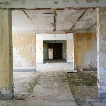 garage architecture door old wall building