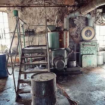 Factory across the border