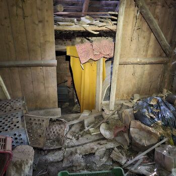 Dům v ovocné zahradě.