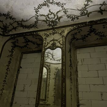 opuštěný zámek - teď už v rekonstrukci