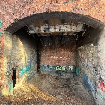 Alter Schießstand und Wassertank