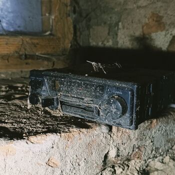 House with old Volga and big cross ✟ House with old Volga and big cross ✟