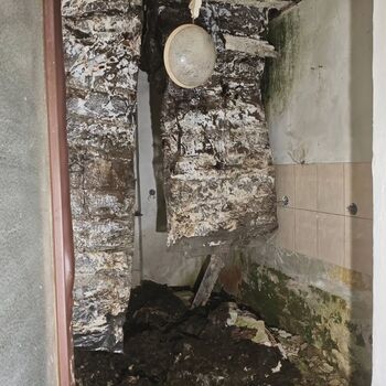 Why did they close? An abandoned guesthouse at night...