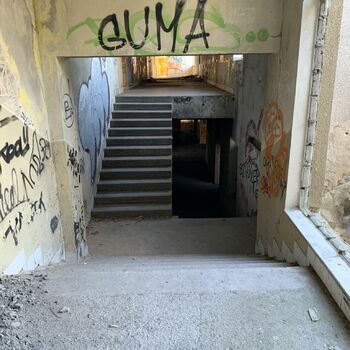 garáž staré budova Architektura