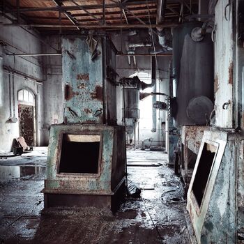 Factory across the border