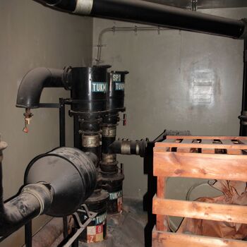 Cover under the optics factory Cover under the optics factory
