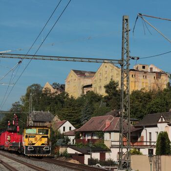 Monumental dark landmark of the city 2023