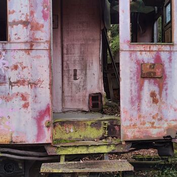 Railway carriages and station building_2024