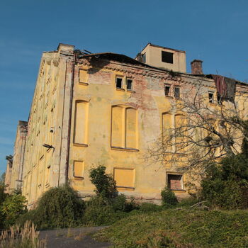 Monumental dark landmark of the city 2023