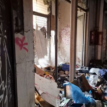 Žižkov abandoned building