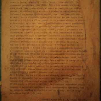 Pod okny Pragovka - poprvé