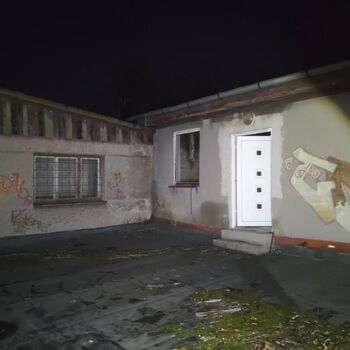 Why did they close? An abandoned guesthouse at night...