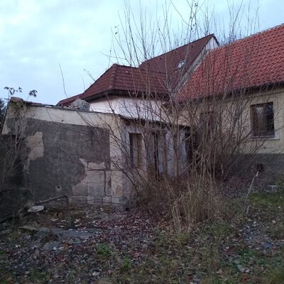 Old house in the middle of the village