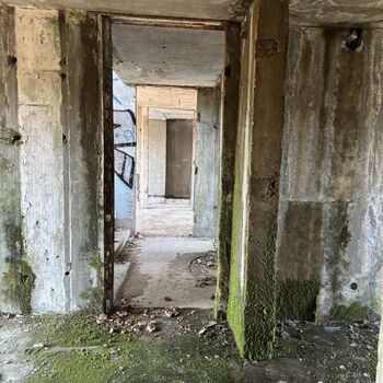 Ruins of a Soviet settlement Ruins of a Soviet settlement