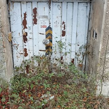 Visací zámek zámek staré zeď textura