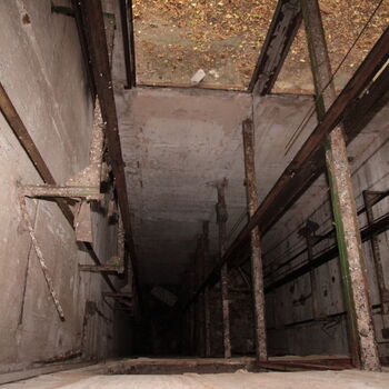 Monumental dark landmark of the city 2023