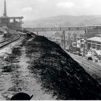 The "throat" of the cement works