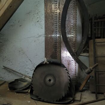 Eine geschäftige Mühle Eine geschäftige Mühle