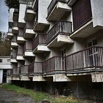 balkon Architektura budova krok podpora