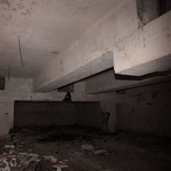 Monumental dark landmark of the city 2023