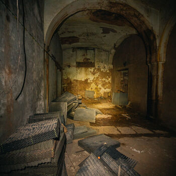 Brewery with underground factory