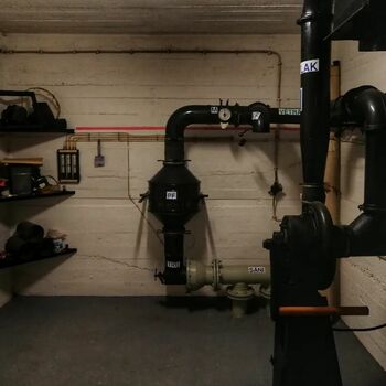 Cover under the panel house