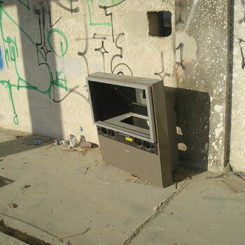 bezpečný StrongBox zeď staré