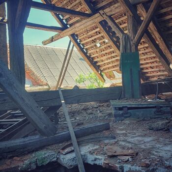 Dieses kleine Haus hat es schon seit ein paar