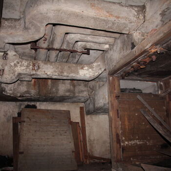 Monumental dark landmark of the city 2023