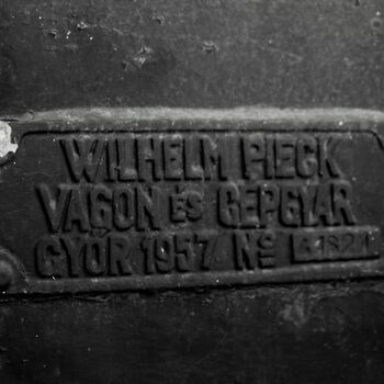 Železniční dvůr v Maďarsku 2019