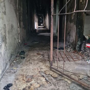 Žižkov abandoned building