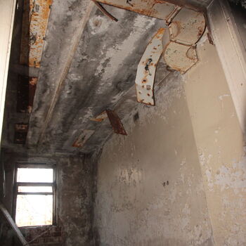 Soviet hospital on the outskirts of the city Soviet hospital on the outskirts of the city