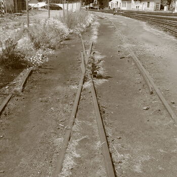 A station with a dark history where trains no longer stop A station with a dark history where trains no longer stop