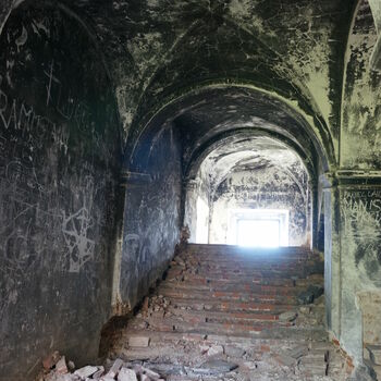 Trezor střecha tunel ochranný kryt Architektura staré starověké kámen krytí chodba průchod